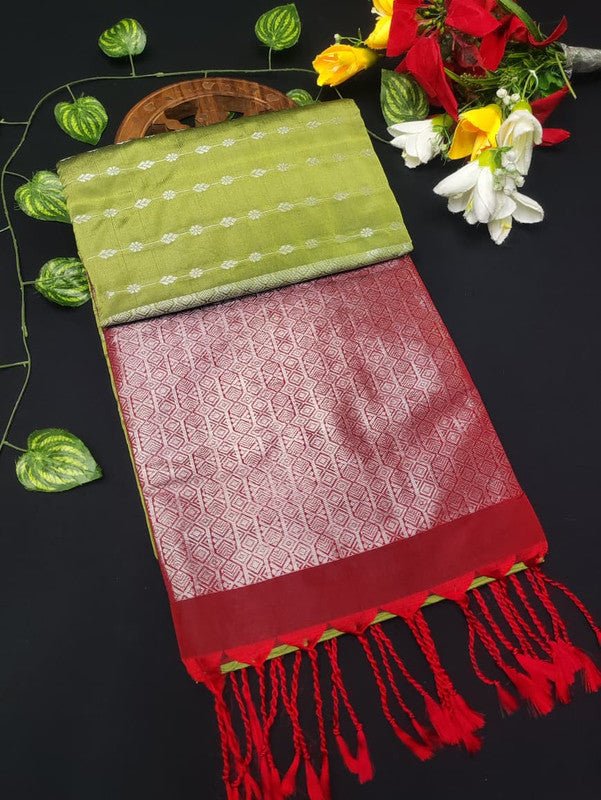 Priyanka Semi Pattu Saree LSP445 - Sri Sakthi Pugazh Tex - Semi Silk