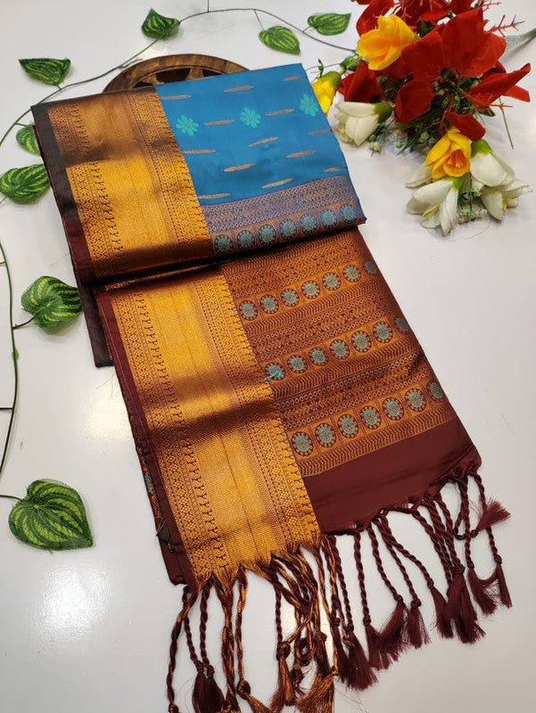 Priyanka Semi Pattu Saree LSP469 - Sri Sakthi Pugazh Tex - Semi Silk