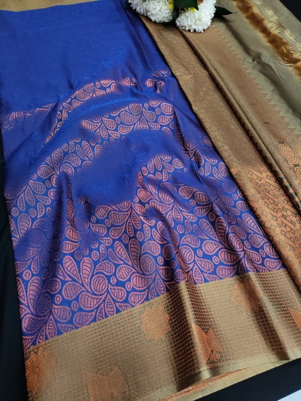 Pugazhini Soft Silk Saree with Zari for Festival Wear