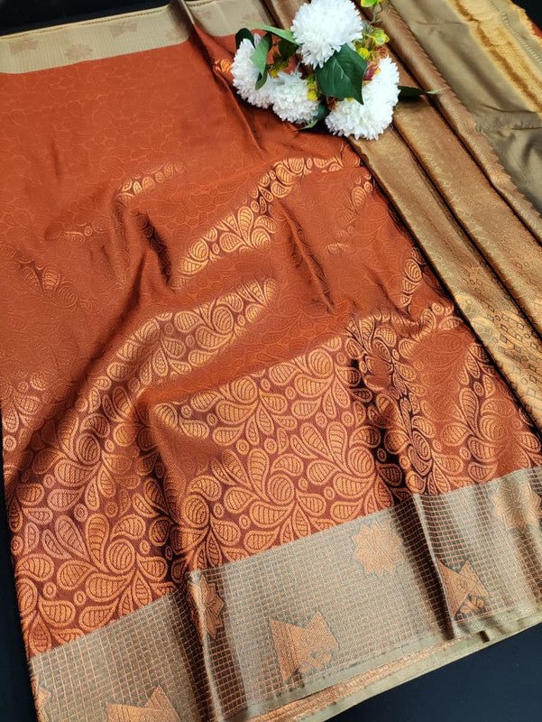 Pugazhini Soft Silk Saree with Zari for Festival Wear