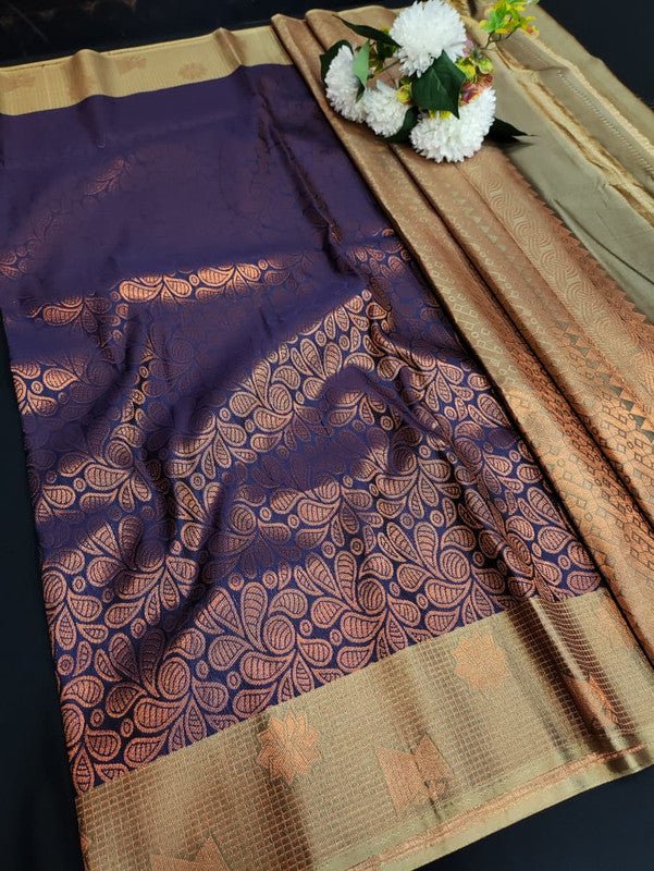 Pugazhini Soft Silk Saree with Zari for Festival Wear