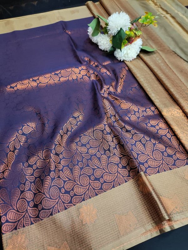 Pugazhini Soft Silk Saree with Zari for Festival Wear