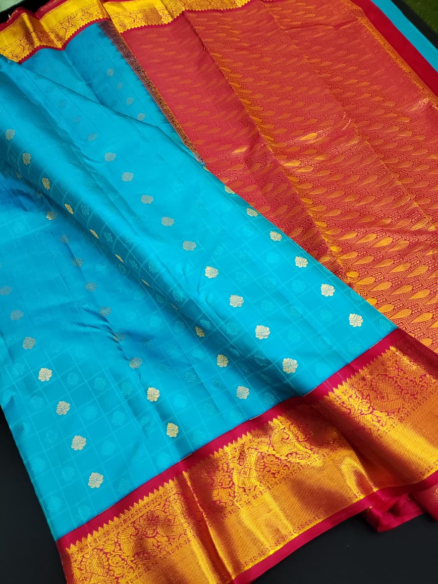 Pure Pattu Silk E67 - Sri Sakthi Pugazh Tex - Pure Silk