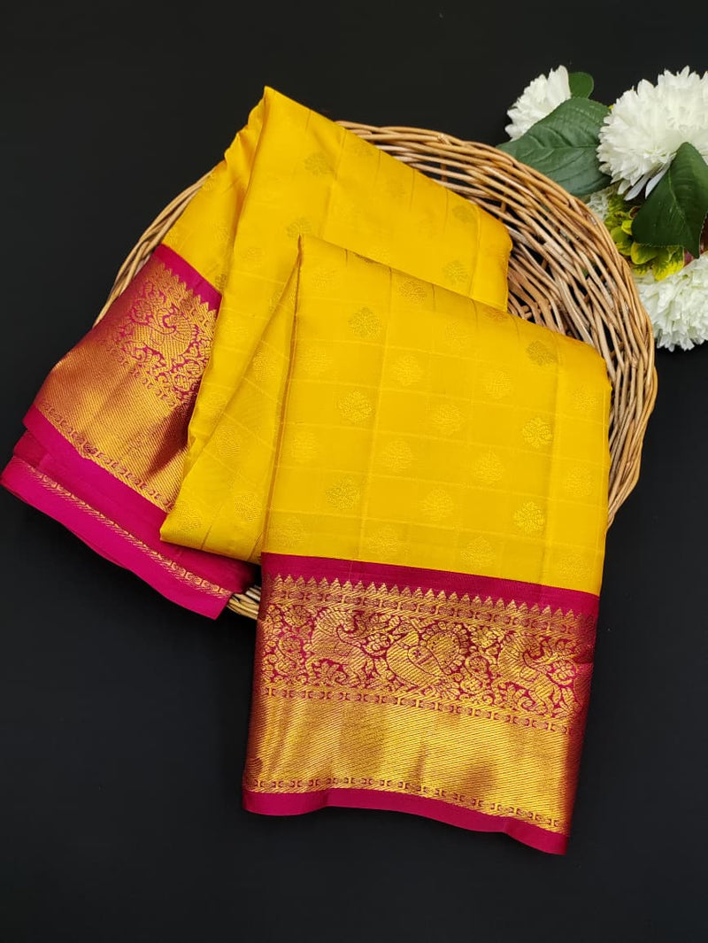Pure Pattu Silk E68 - Sri Sakthi Pugazh Tex - Pure Silk