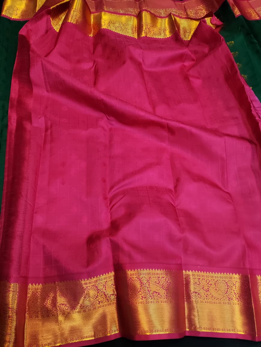 Pure Pattu Silk Saree with premium zari work for festival wear
