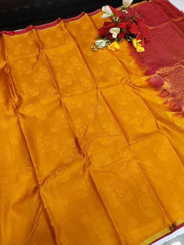 Take 5 Pure Semi Silk Sarees ₹4999 with Contrast Blouse for Festivals