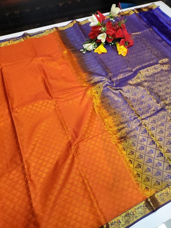 Take 5 Pure Semi Silk Sarees ₹4999 with Contrast Blouse for Festivals