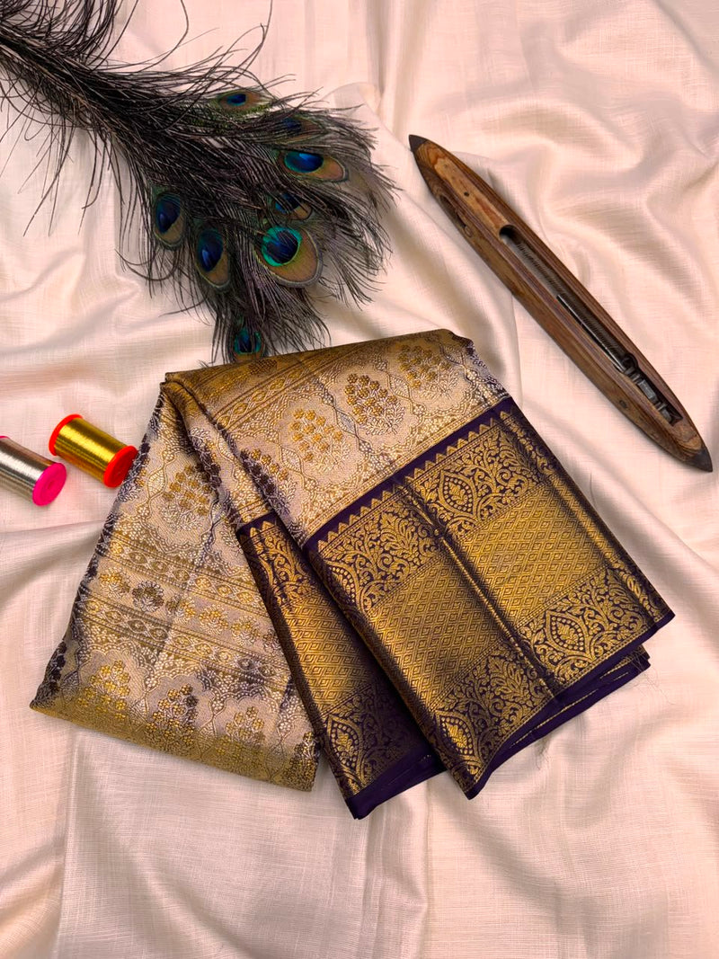 Pure Silk Saree – |100% Original Silk Traditional Elegance| M02 - Sri Sakthi Pugazh Tex - Pure Silk