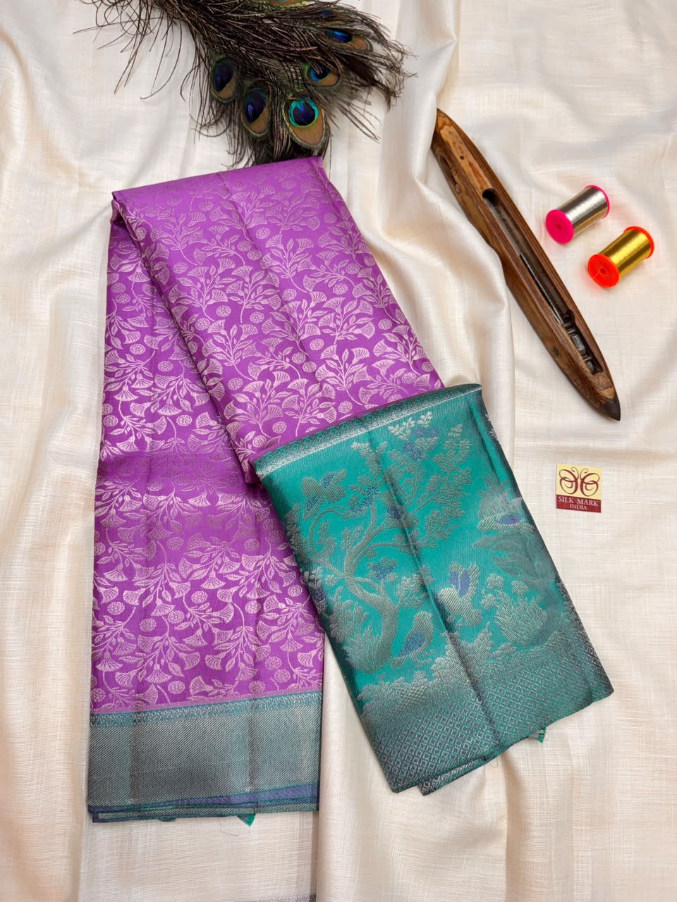 Pure Silk Saree – |100% Original Silk Traditional Elegance| M04 - Sri Sakthi Pugazh Tex - Pure Silk
