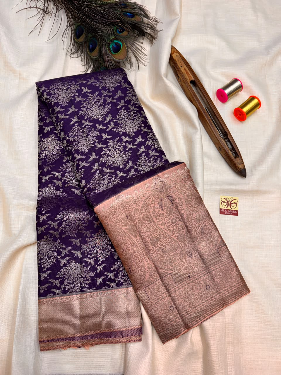 Pure Silk Saree – |100% Original Silk Traditional Elegance| M05 - Sri Sakthi Pugazh Tex - Pure Silk
