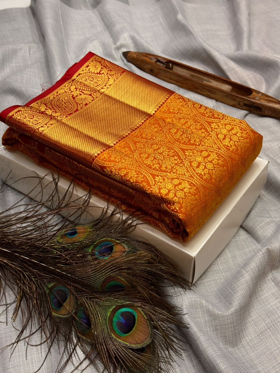 Pure Silk Saree – |100% Original Silk Traditional Elegance| M25 - Sri Sakthi Pugazh Tex - Pure Silk