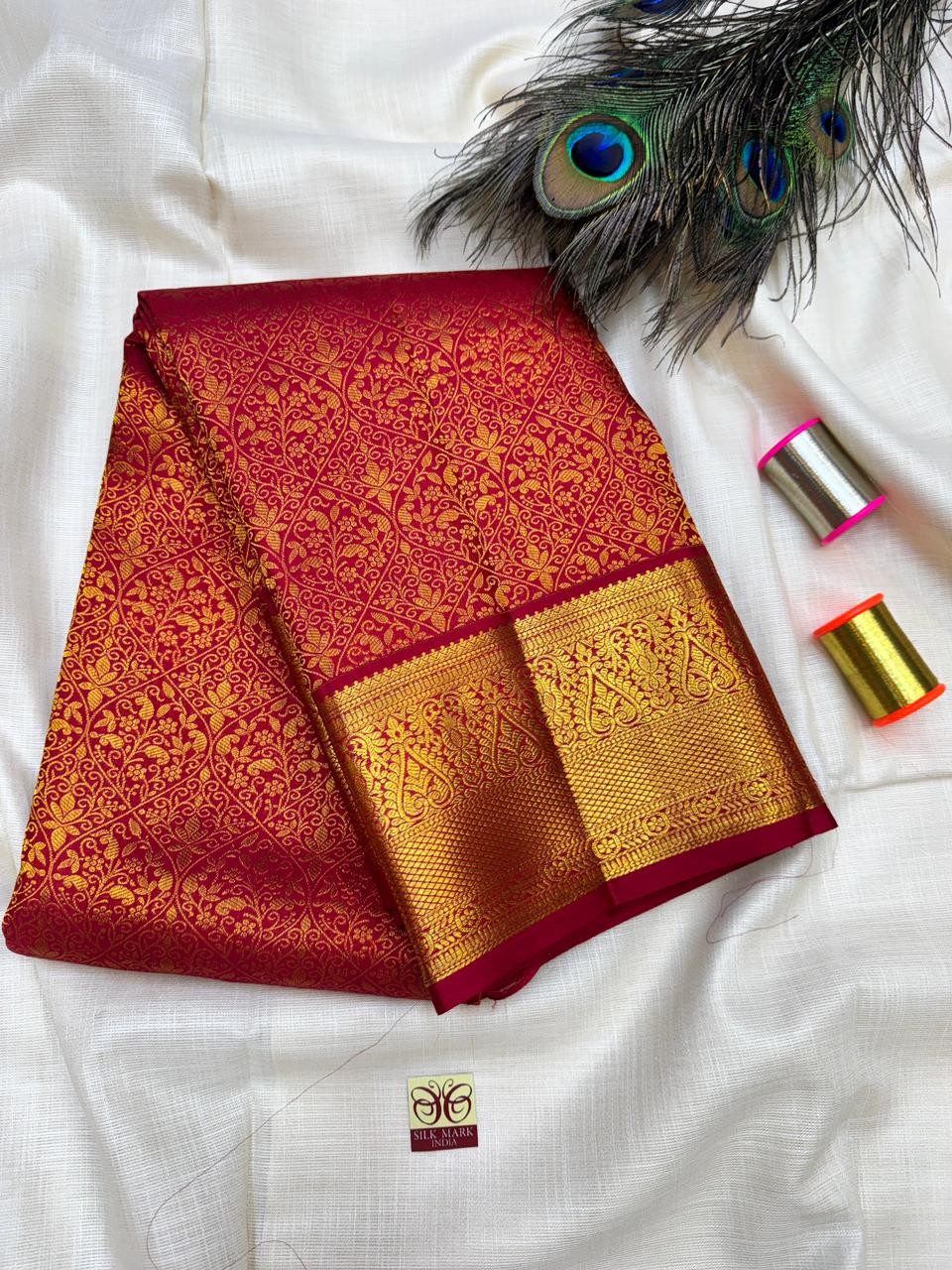 Pure Silk Saree – |100% Original Silk Traditional Elegance| M29 - Sri Sakthi Pugazh Tex - Pure Silk