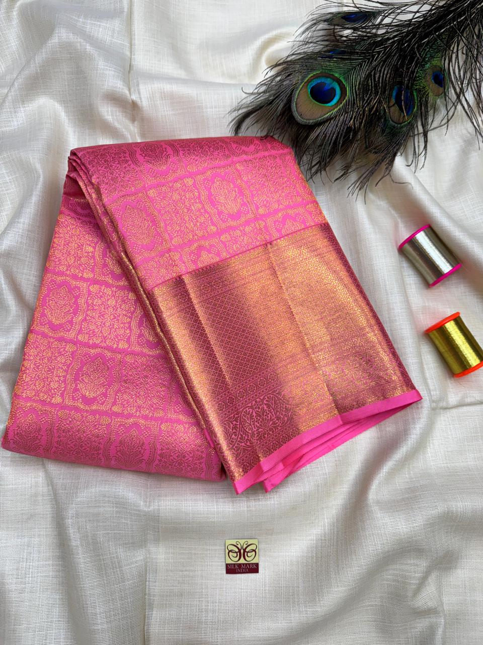 Pure Silk Saree – |100% Original Silk Traditional Elegance| M33 - Sri Sakthi Pugazh Tex - Pure Silk
