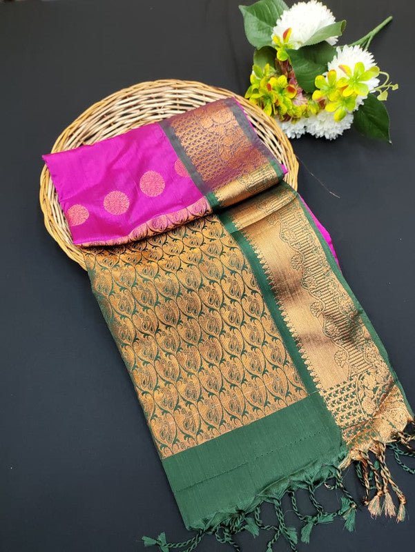 Ramaniyam Soft Silk | Zari Saree | RMY189 - Sri Sakthi Pugazh Tex RMY189 - Soft Silk