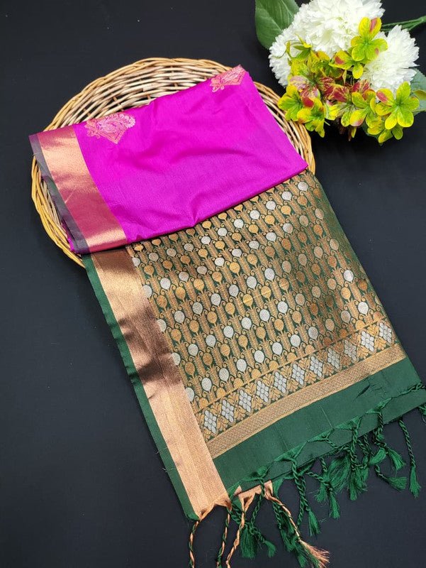 Ramaniyam Soft Silk | Zari Saree | RMY222 - Sri Sakthi Pugazh Tex RMY222 - Soft Silk