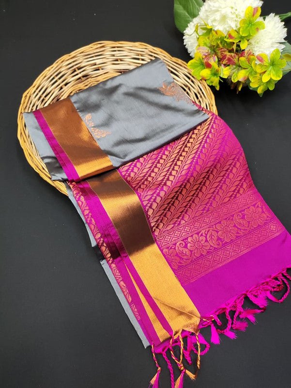 Ramaniyam Soft Silk | Zari Saree | RMY230 - Sri Sakthi Pugazh Tex RMY230 - Soft Silk