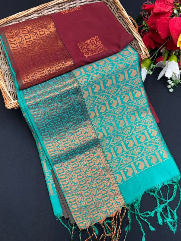 Ramaniyam Soft Silk | Zari Saree | RMY323 - Sri Sakthi Pugazh Tex RMY323 - Soft Silk