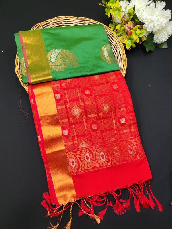 Ramaniyam Soft Silk | Zari Saree | RMY370 - Sri Sakthi Pugazh Tex RMY370 - Soft Silk