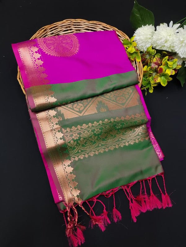 Ramaniyam Soft Silk | Zari Saree | RMY374 - Sri Sakthi Pugazh Tex RMY374 - Soft Silk