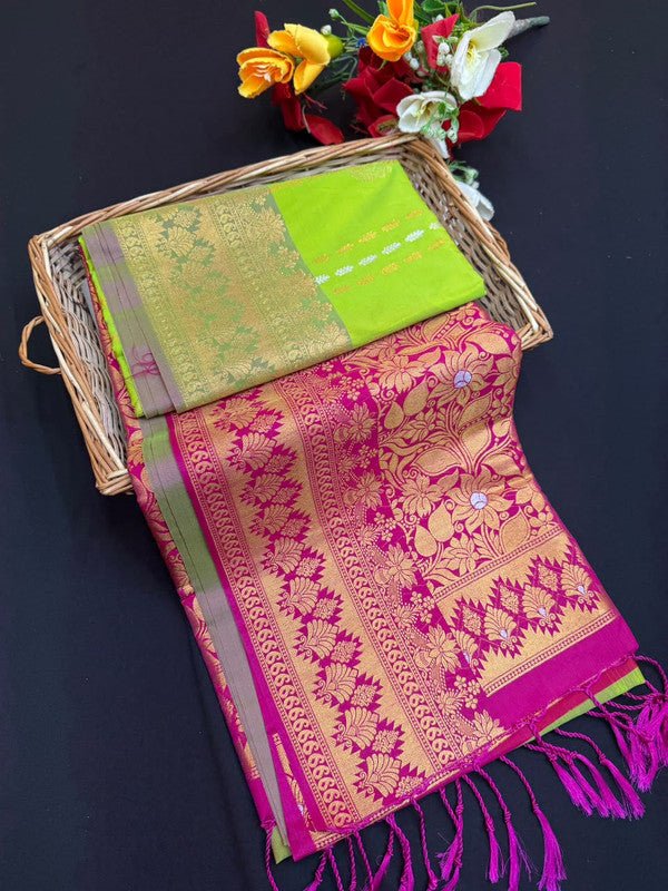 Ramaniyam Soft Silk | Zari Saree | RMY409 - Sri Sakthi Pugazh Tex RMY409 - Soft Silk