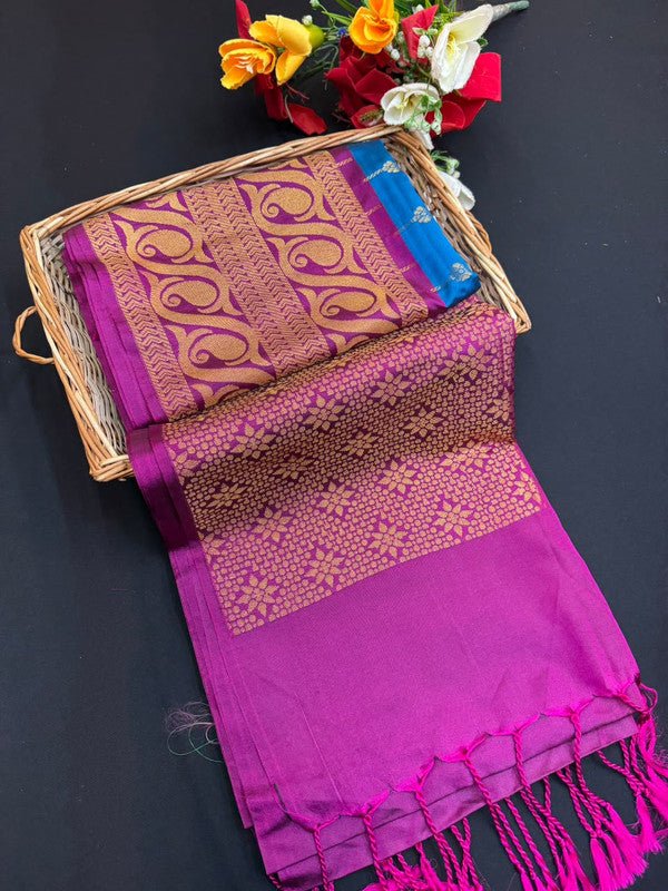 Ramaniyam Soft Silk | Zari Saree | RMY411 - Sri Sakthi Pugazh Tex RMY411 - Soft Silk