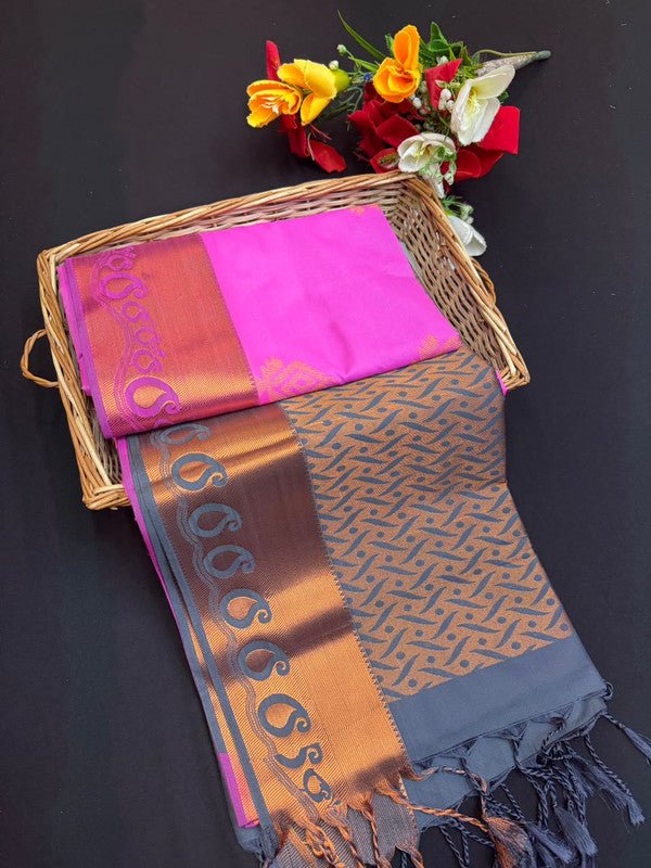 Ramaniyam Soft Silk | Zari Saree | RMY417 - Sri Sakthi Pugazh Tex RMY417 - Soft Silk