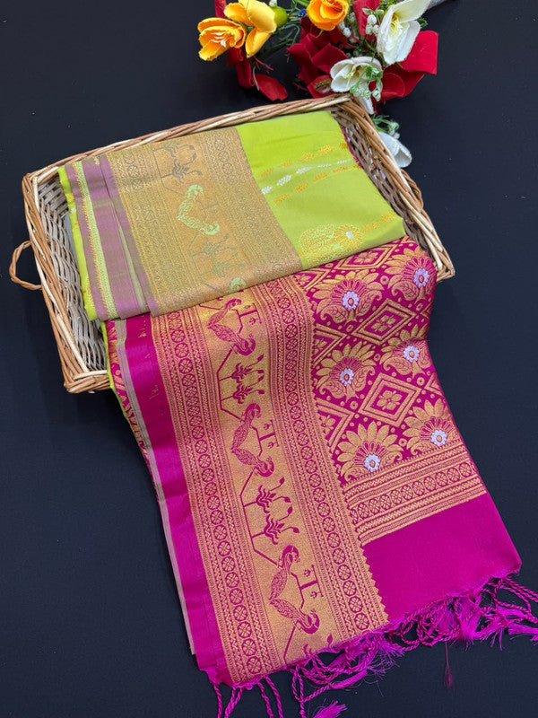 Ramaniyam Soft Silk | Zari Saree | RMY422 - Sri Sakthi Pugazh Tex RMY422 - Soft Silk