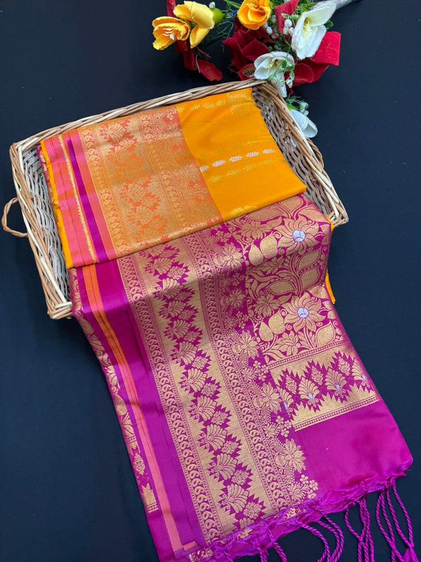 Ramaniyam Soft Silk | Zari Saree | RMY424 - Sri Sakthi Pugazh Tex RMY424 - Soft Silk