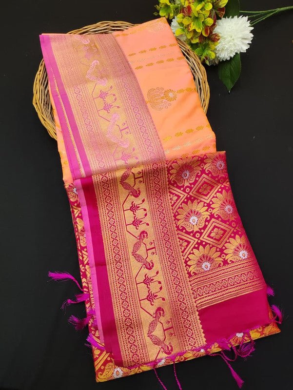 Ramaniyam Soft Silk | Zari Saree | RMY442 - Sri Sakthi Pugazh Tex RMY442 - Soft Silk
