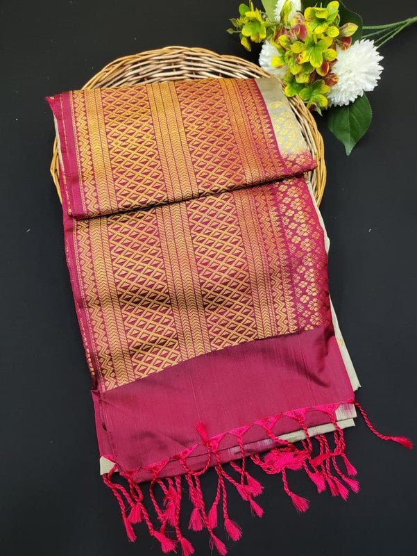 Ramaniyam Soft Silk | Zari Saree | RMY455 - Sri Sakthi Pugazh Tex RMY455 - Soft Silk