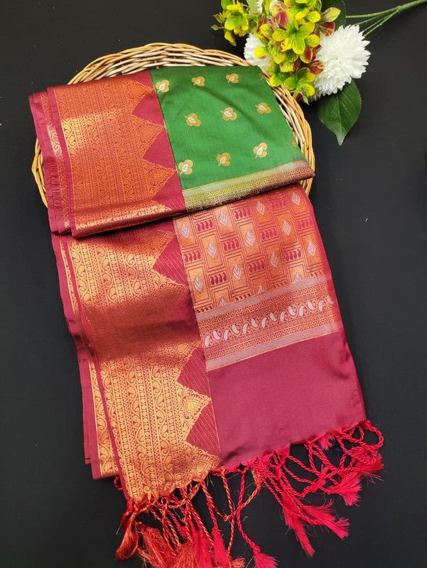 Ramaniyam Soft Silk | Zari Saree | RMY458 - Sri Sakthi Pugazh Tex RMY458 - Soft Silk