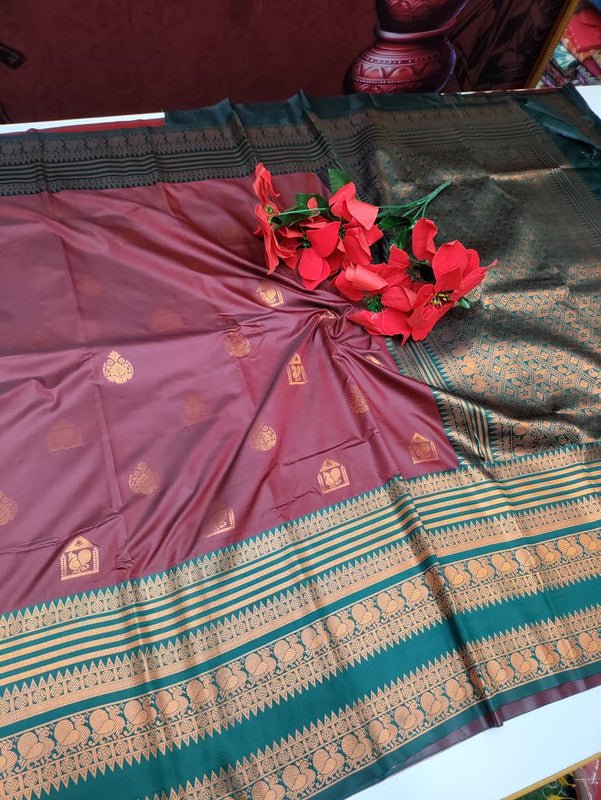 Ramya pandian Silk Fabric saree RAM14 - Sri Sakthi Pugazh Tex - Soft Silk