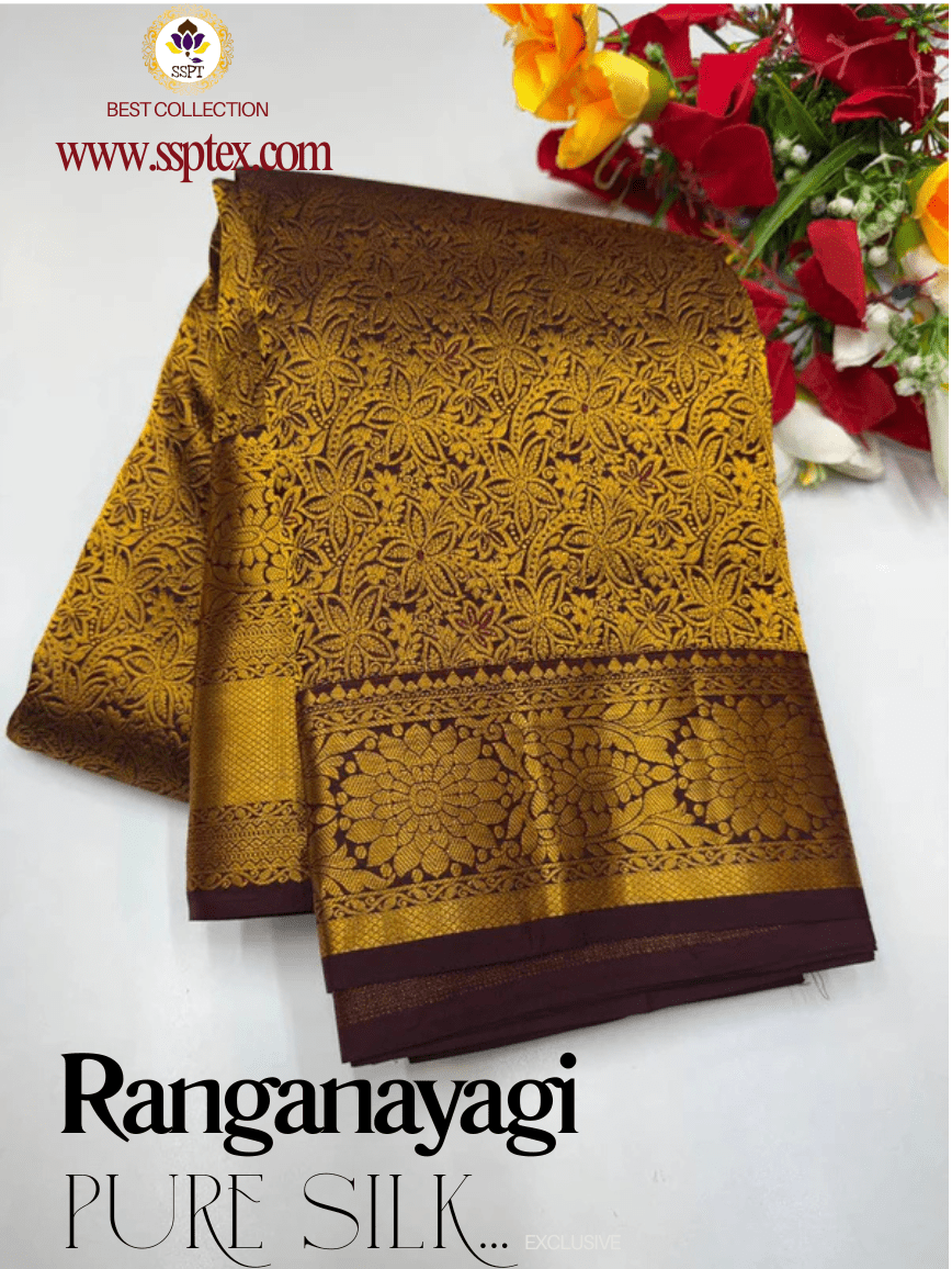 Ranganayagi Pure Pattu Silk E47 - Sri Sakthi Pugazh Tex E47 - Pure Silk