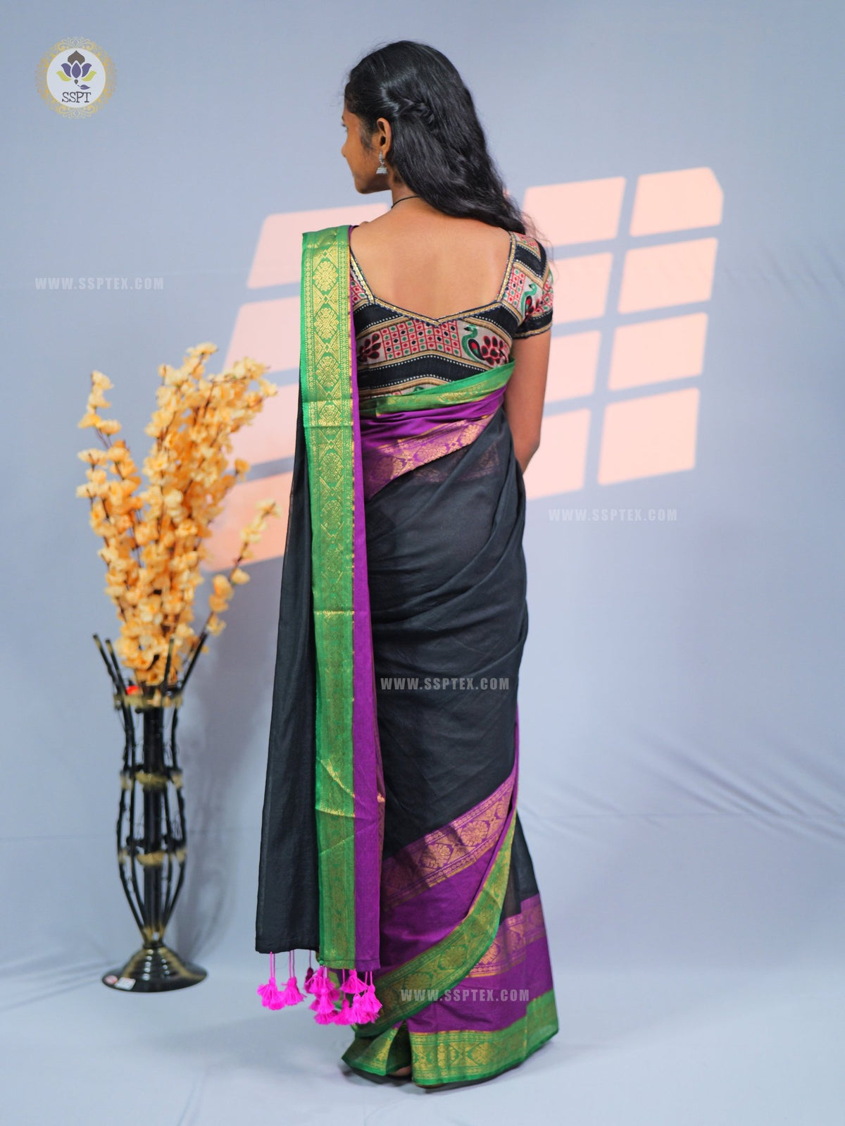 Renuga Cotton Saree | Zari Saree | RC21 - Sri Sakthi Pugazh Tex RC21 - Cotton Saree
