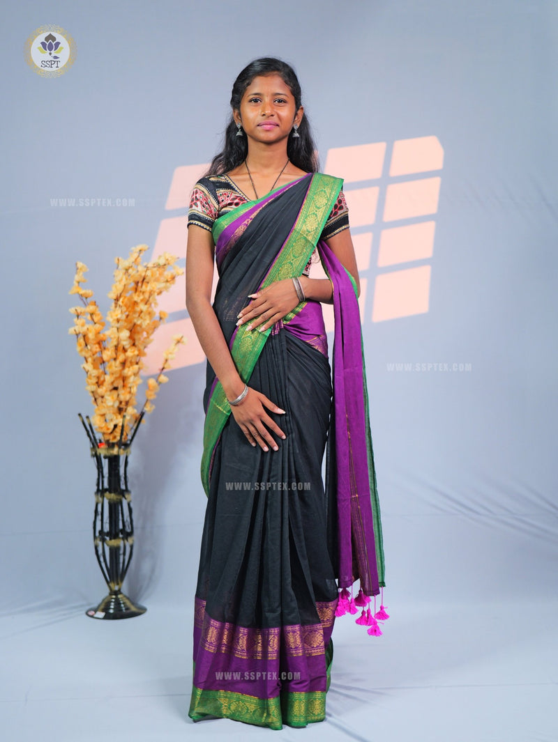 Renuga Cotton Saree | Zari Saree | RC21 - Sri Sakthi Pugazh Tex RC21 - Cotton Saree