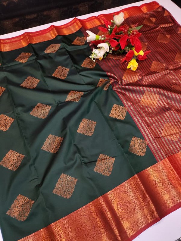 Roja Soft Silk Saree with elegant zari work for festival wear