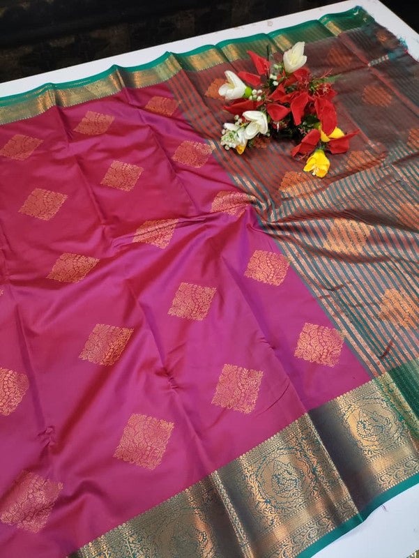 Roja Soft Silk Saree with elegant zari work for festival wear