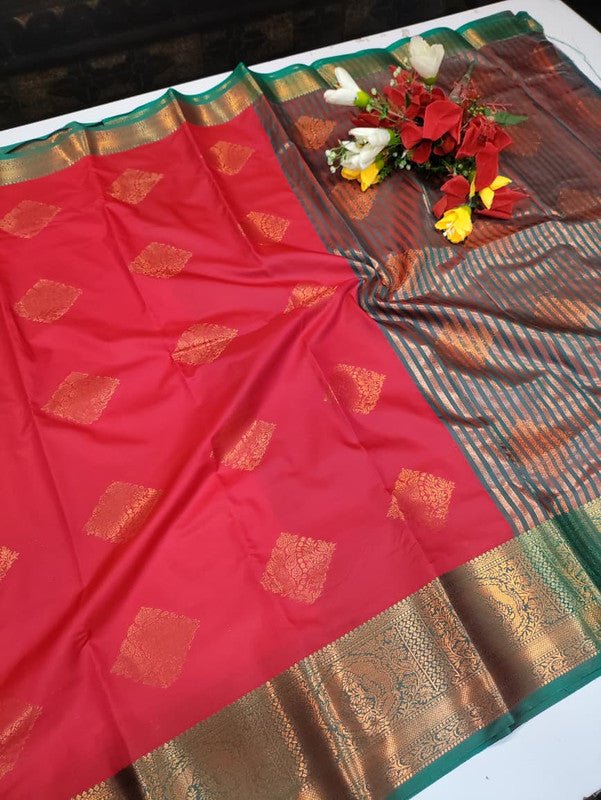 Roja Soft Silk Saree with elegant zari work for festival wear