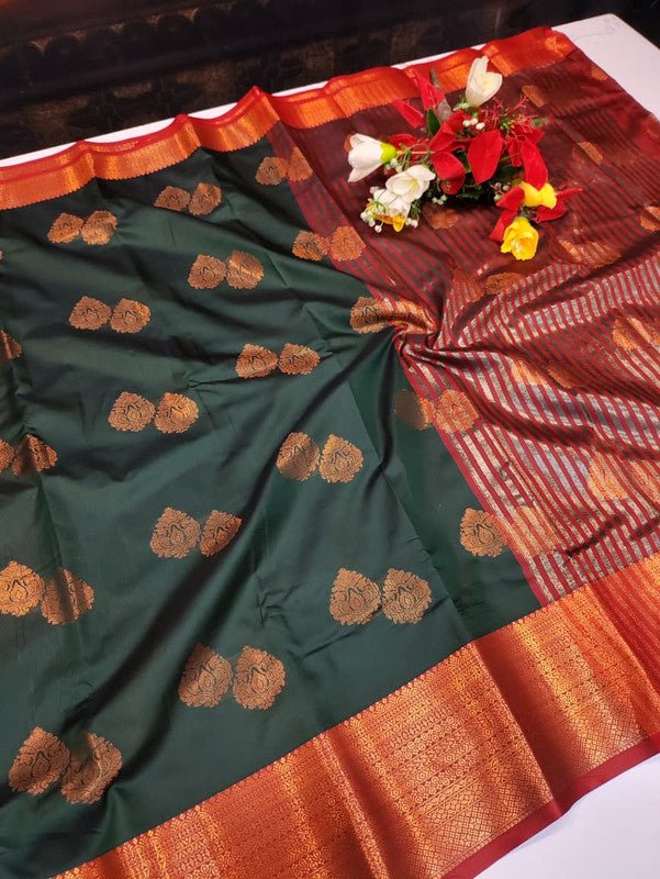 Roja Soft Silk Saree with elegant zari work for festival wear