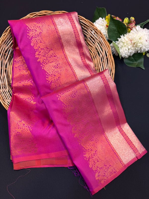Soft Silk Varalakshmi Special Saree for Festival Wear