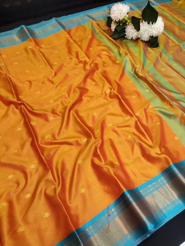 Ruby Soft Silk Saree with |Zari Work| R10 - Sri Sakthi Pugazh Tex - Ruby Soft Silk