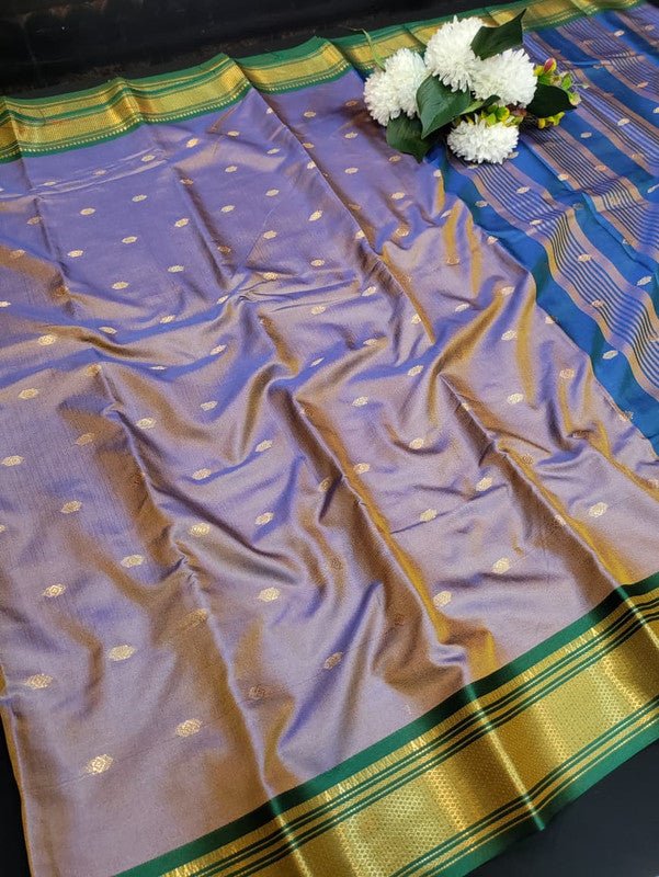 Ruby Soft Silk Saree with |Zari Work| R17 - Sri Sakthi Pugazh Tex - Ruby Soft Silk
