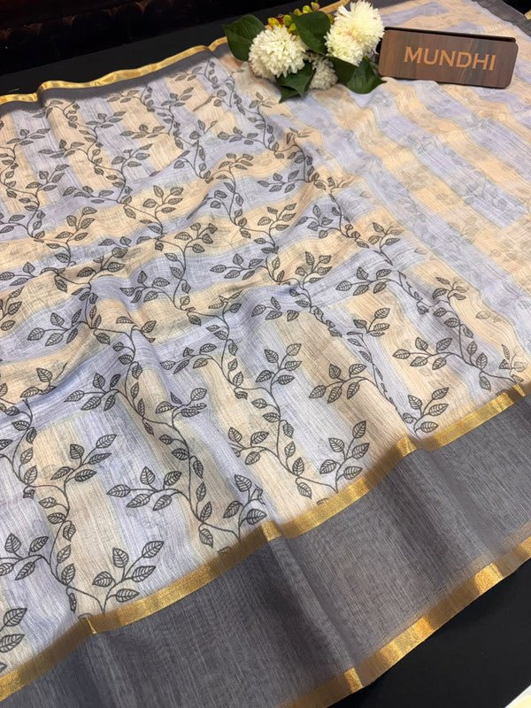 Rupam Digital Fancy Saree in premium fancy fabric for party wear