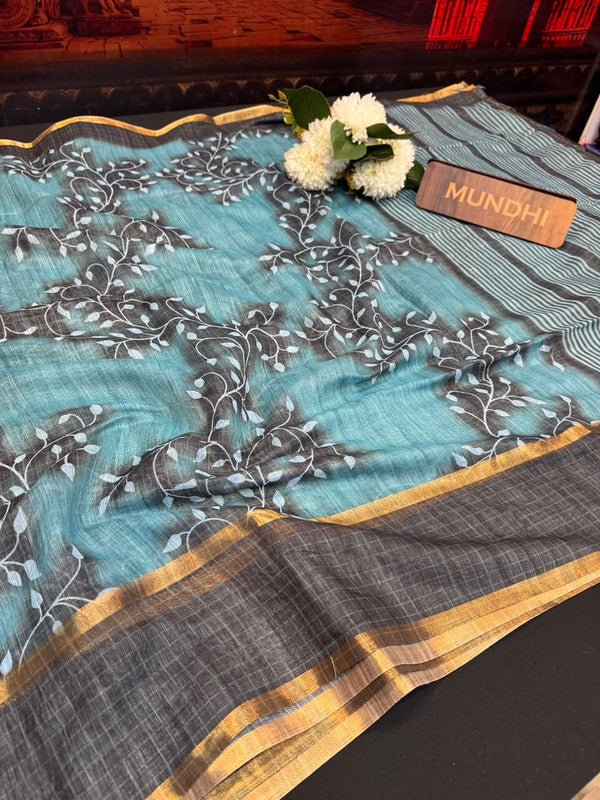 Rupam Digital Fancy Saree in premium fancy fabric for party wear