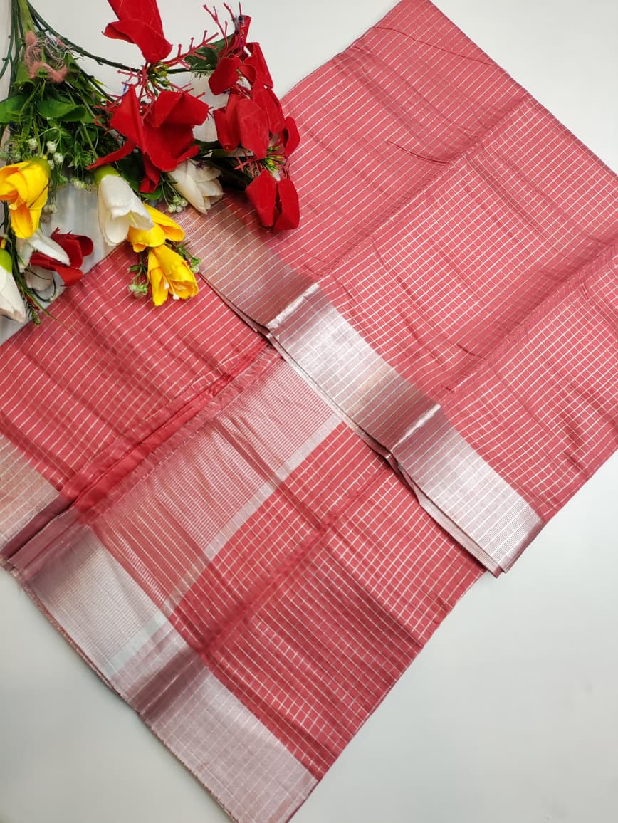Salwar Checkes  Saree SWC01