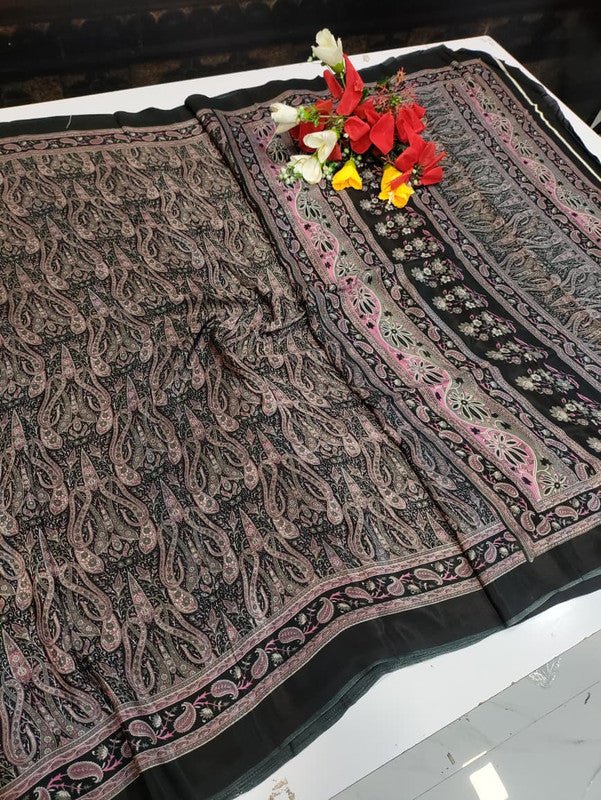 Samyukta Crepe Silk Saree SY136 - Sri Sakthi Pugazh Tex SY136 - crepe silk