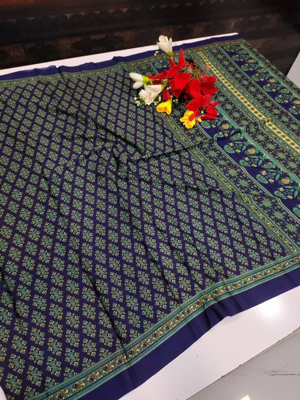 Samyukta Crepe Silk Saree SY157 - Sri Sakthi Pugazh Tex SY157 - crepe silk