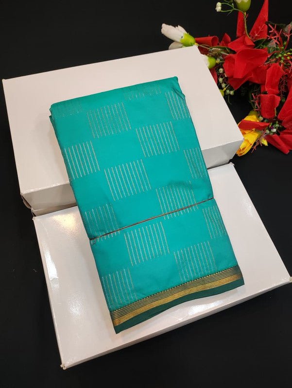 Semi Silk Saree (Mild Damage) with elegant zari work for weddings