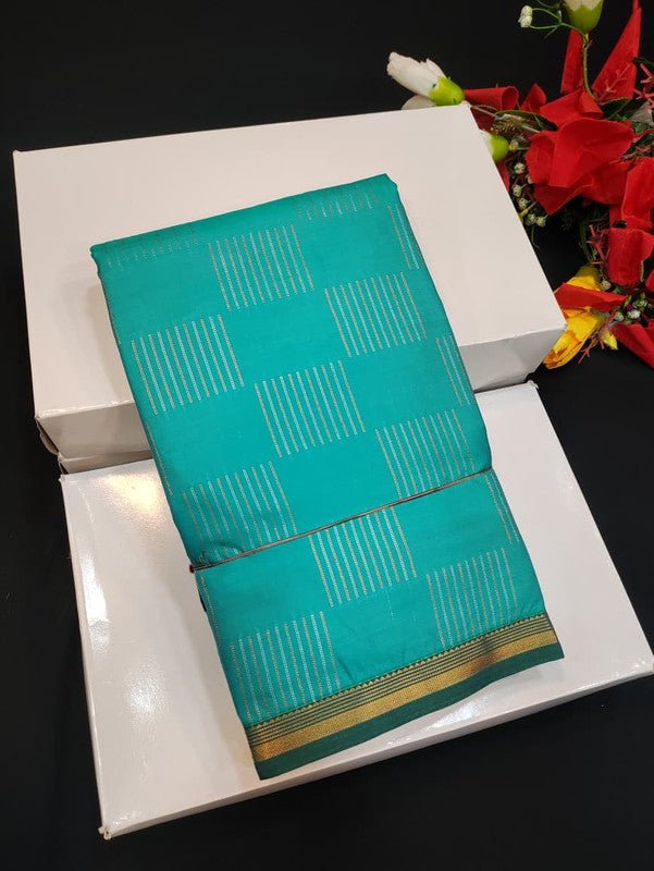 Semi Silk Saree (Mild Damage) with elegant zari work for weddings