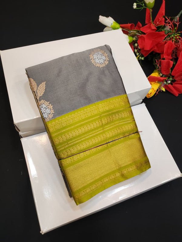 Semi Silk Saree (Mild Damage) with elegant zari work for weddings